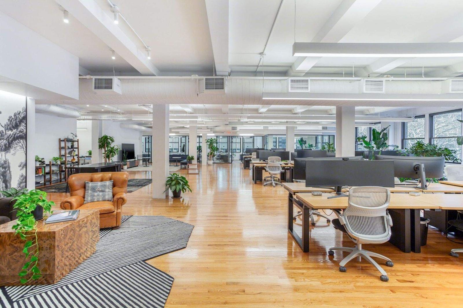 Open workspace in a Nomad client’s office near Bryant Park