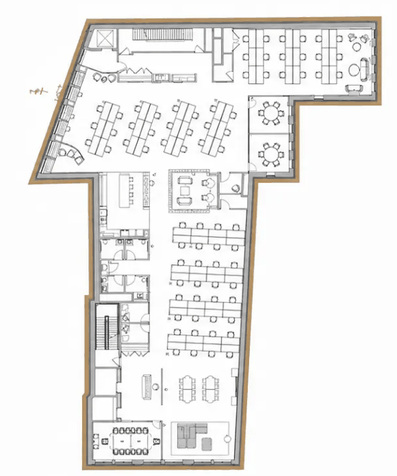 Floorplan of 836 Broadway, Entire 5th floor