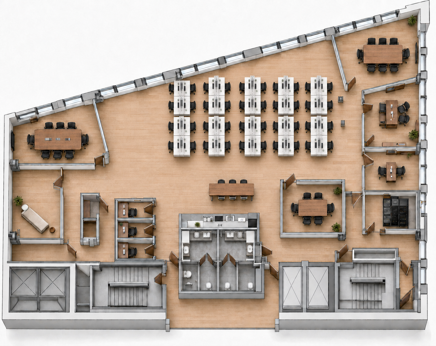 Floorplan of 920 Broadway, Entire 14th floor