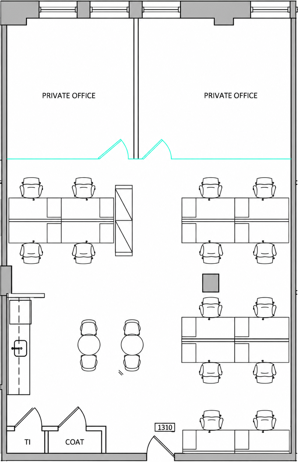 Floorplan of 381 Park Avenue South, Partial 6th floor, Suite 621
