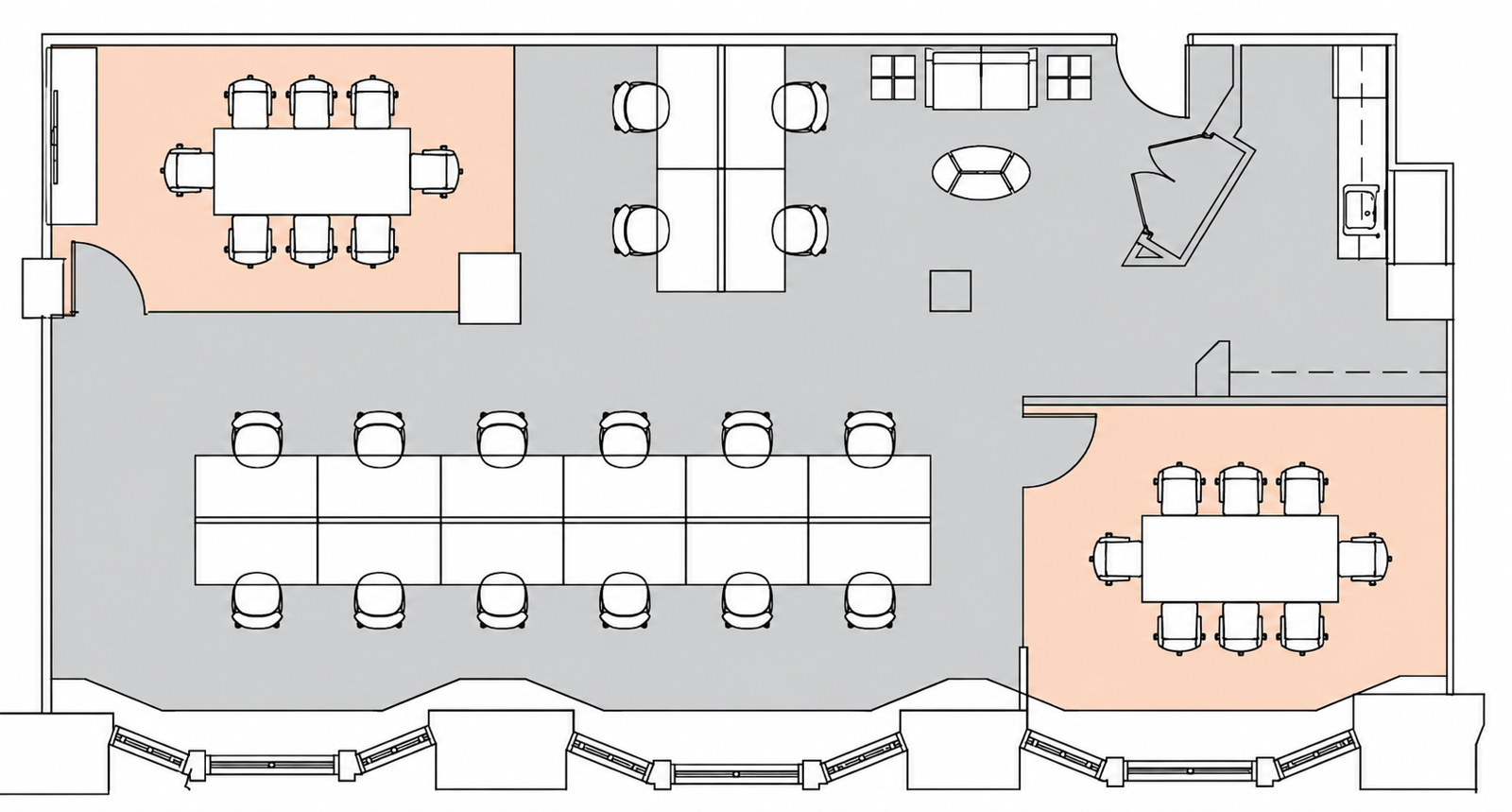 Floorplan of 215 Park Avenue South, Partial 20th floor, Suite 2005