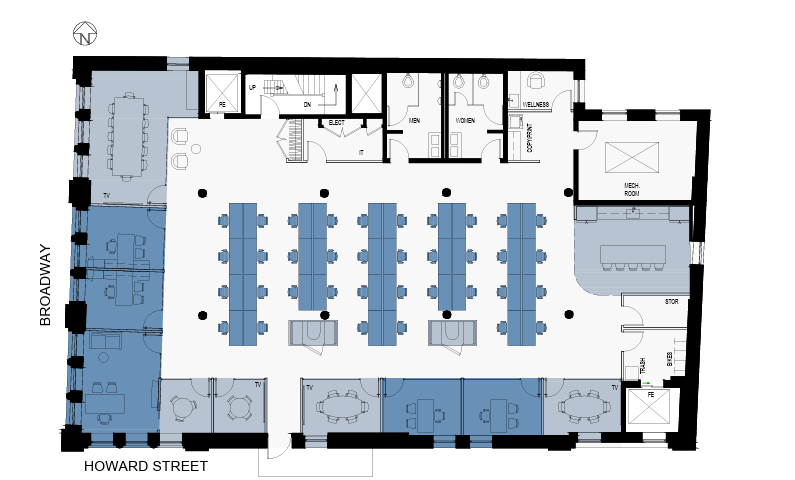Floorplan of 434 Broadway, Entire 9th floor, Suite 9