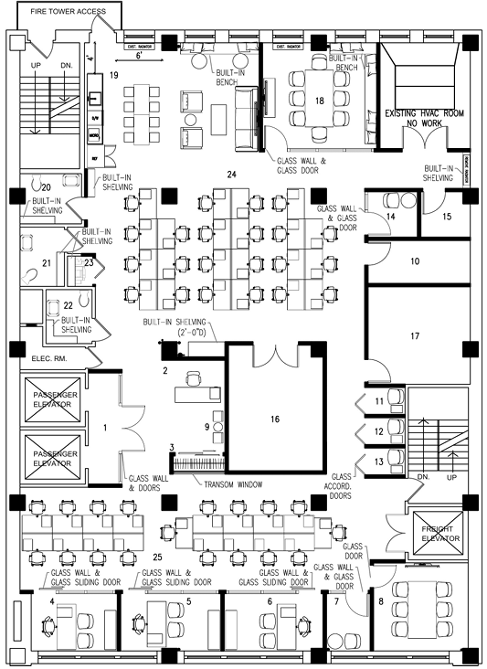 Floorplan of 43 West 24th Street, Entire 4th floor
