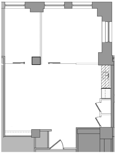 Floorplan of 1501 Broadway, Partial 13th floor, Suite 1300