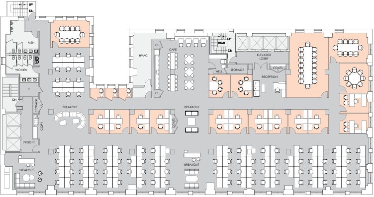 Floorplan of 215 Park Avenue South, Entire 5th floor
