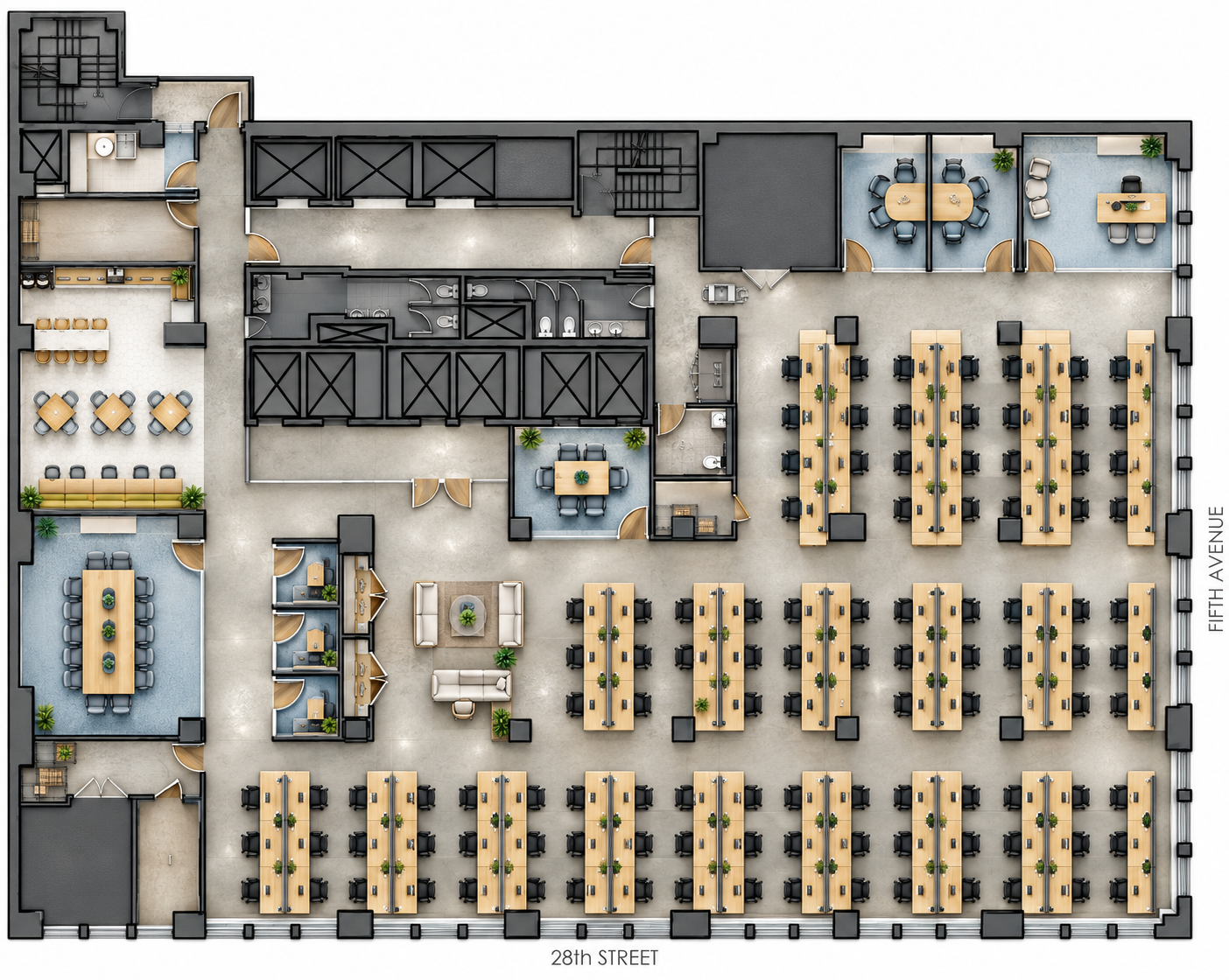 Floorplan of 245 Fifth Avenue, Entire 8th floor, Suite 800