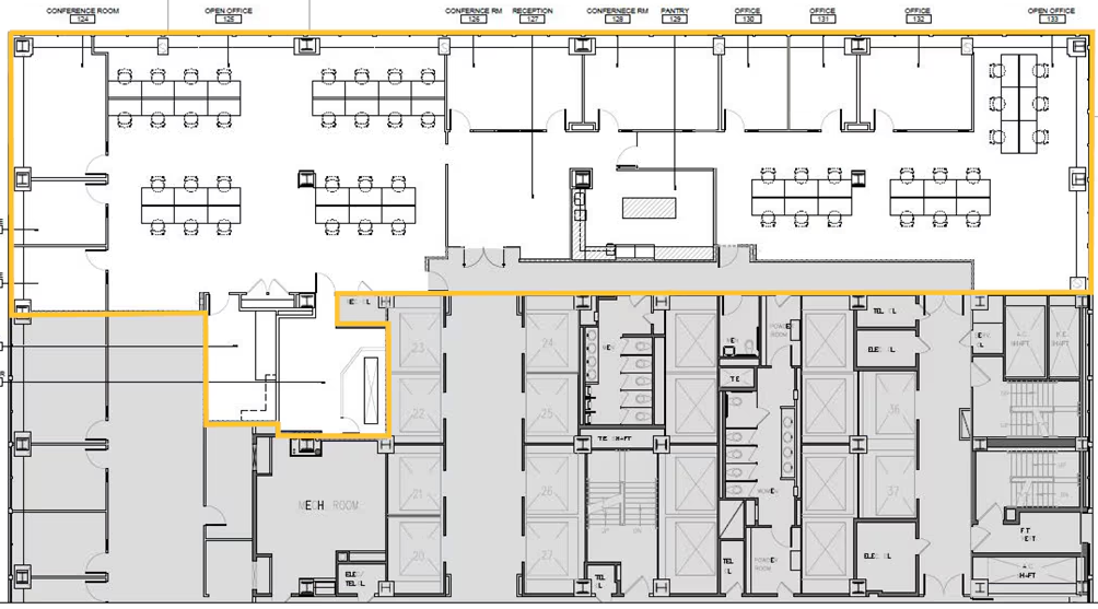 Floorplan of 277 Park Avenue, Partial 20th floor