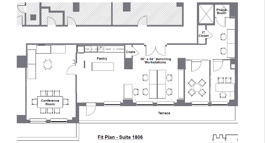 Floorplan of 370 Lexington Avenue, Partial 18th floor, Suite 1806