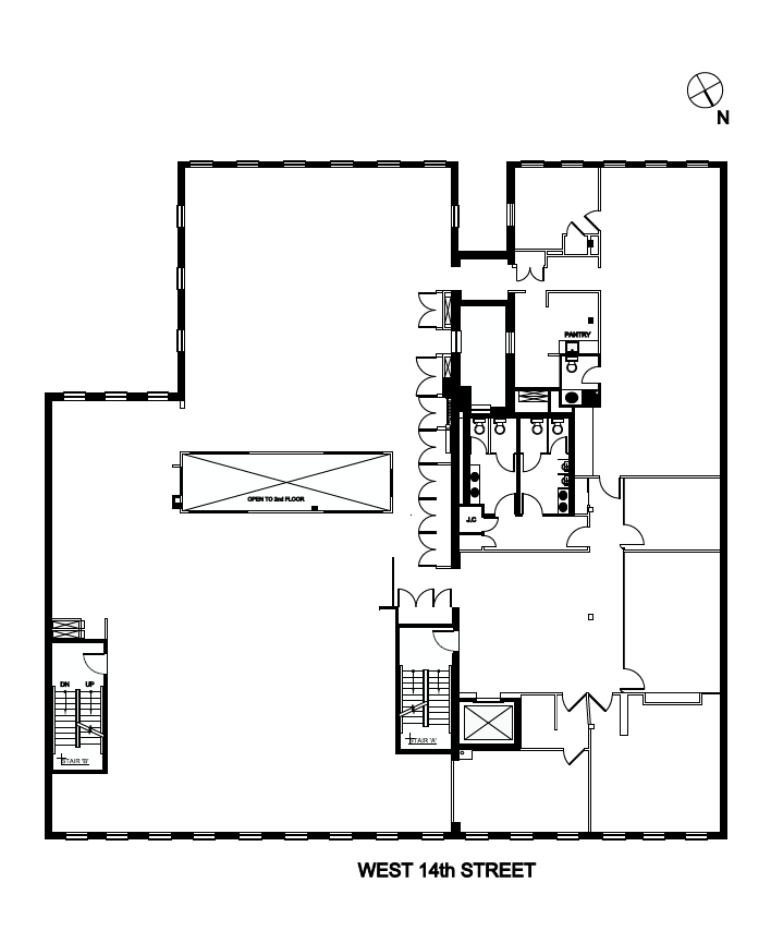 Floorplan of 404 West 14th Street, Entire 3rd floor