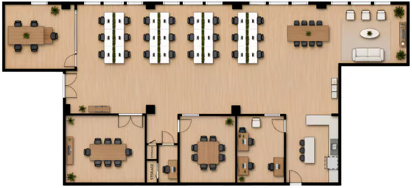 Floorplan of 127 West 26th Street, Partial 5th floor, Suite 500