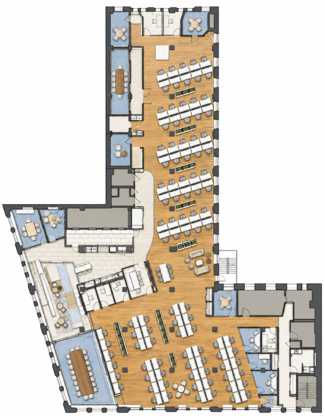 Floorplan of 902 Broadway, Entire 6th floor, Suite 600