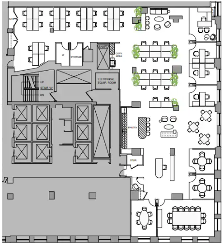 Floorplan of 1501 Broadway, Partial 7th floor