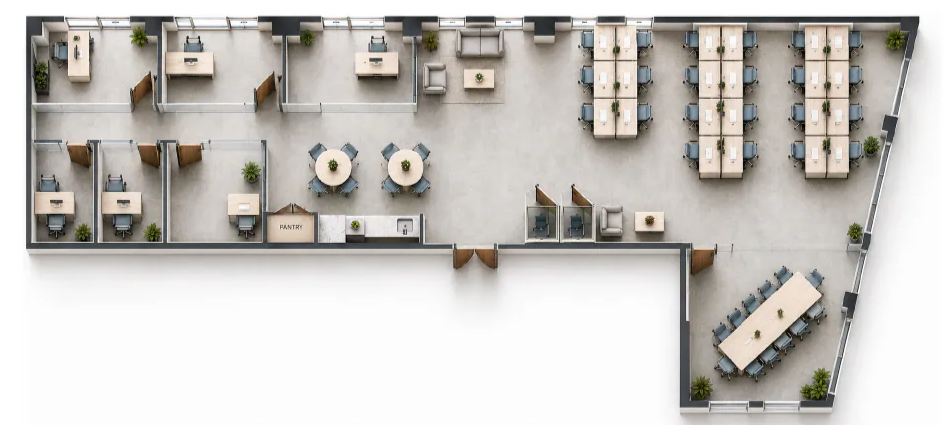 Floorplan of 1239 Broadway, Partial 11th floor, Suite 1103