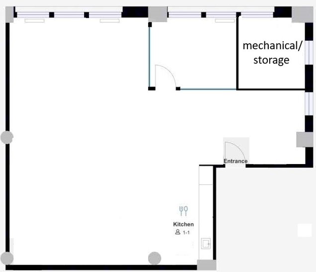 Floorplan of 54 West 21st Street, Partial 6th floor, Suite 601