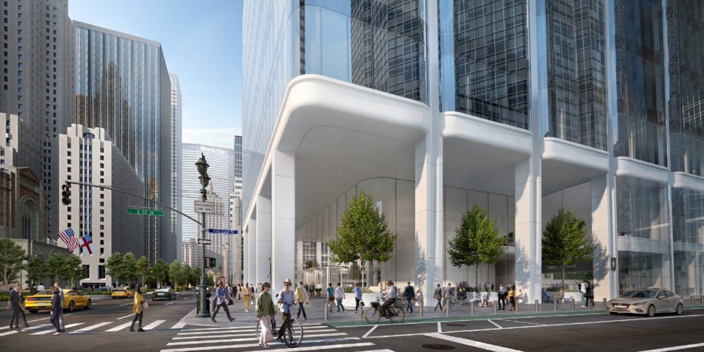 Park Avenue, New York City office building, leasing office space