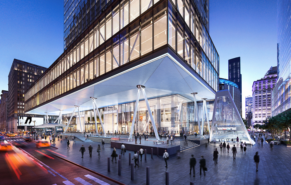 Penn Station, train station, nyc building nyc office space